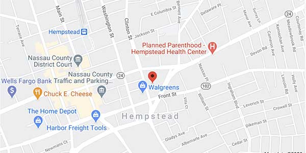 Hempstead NY map