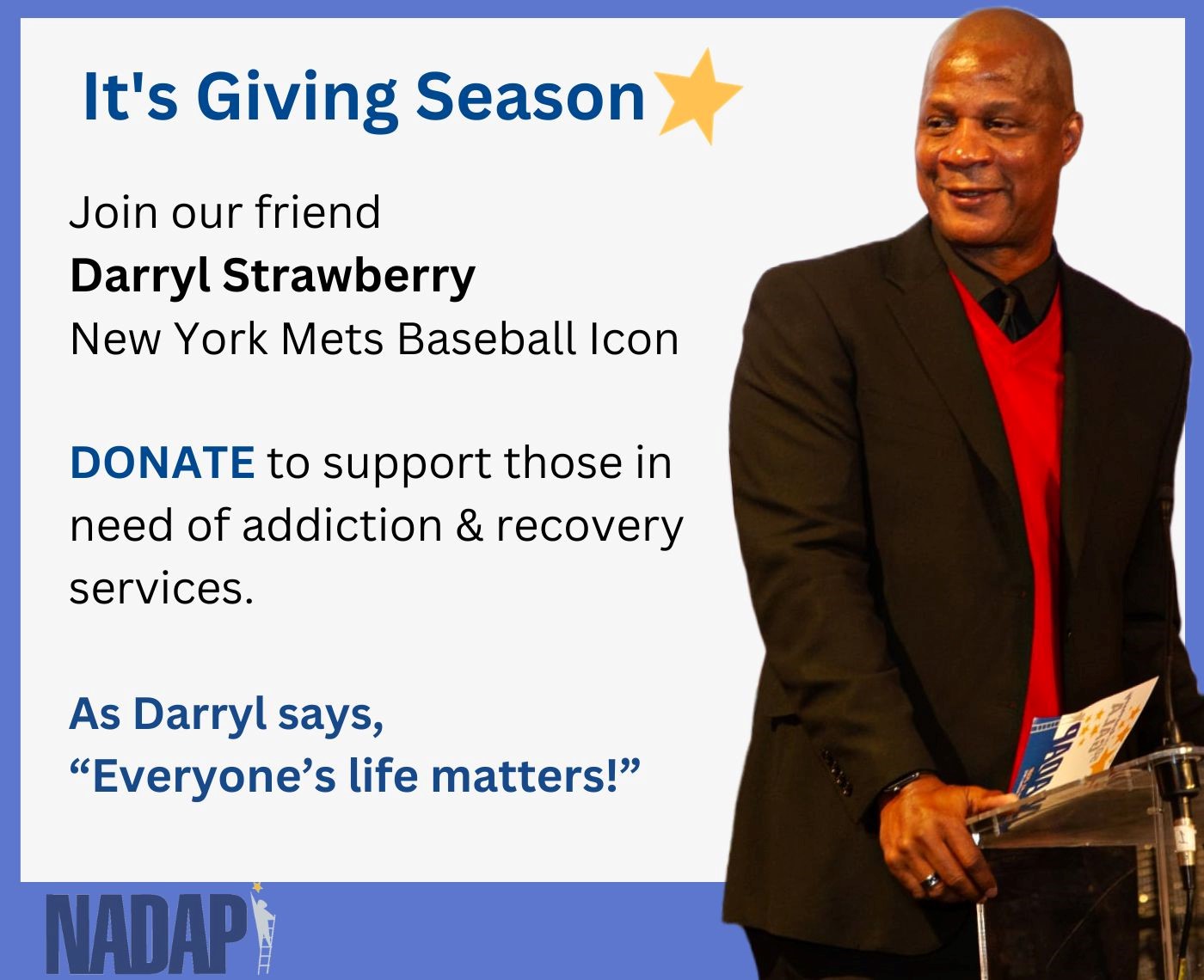 Donate Photo - Darryl Strawberry